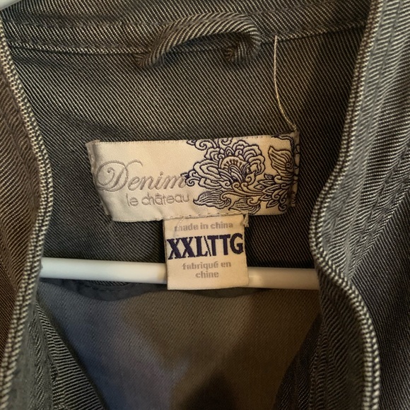 XXL gray denim jacket - Picture 5 of 6